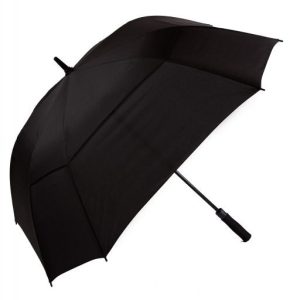 Auto Open Square Fibreglass Frame Pongee Rubberised Handle