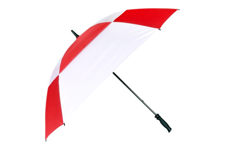 M-Open Square Fibreglass Frame Pongee Fabric with Rubberised Handle