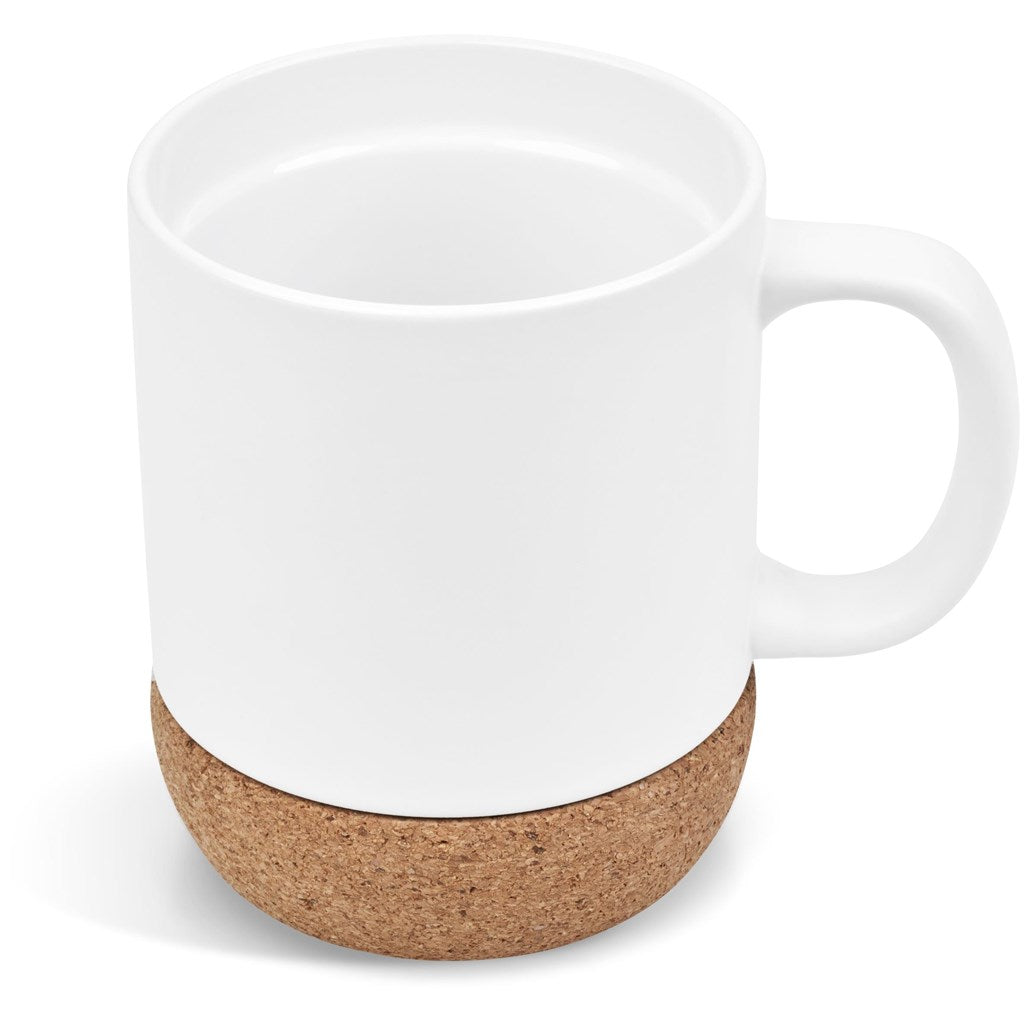 Serendipio Sienna Cork & Ceramic Sublimation Coffee Mug - 340ml - Image 12