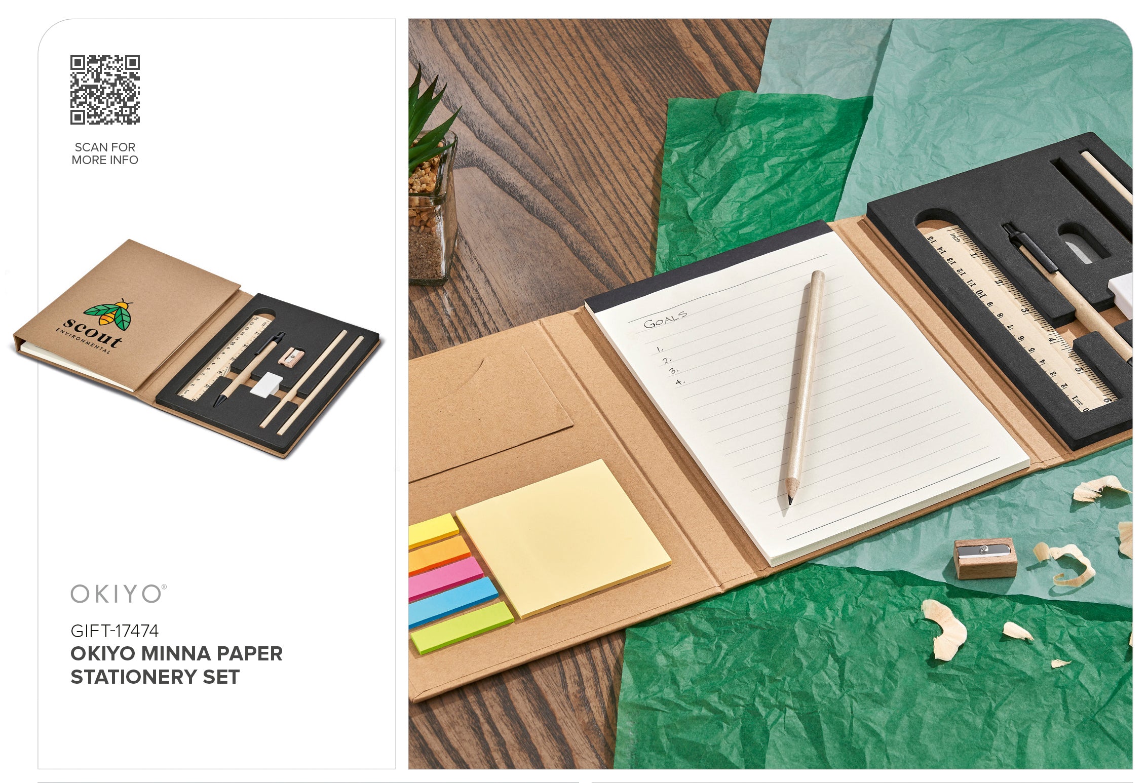 Okiyo Minna Paper Stationery Set - Image 9