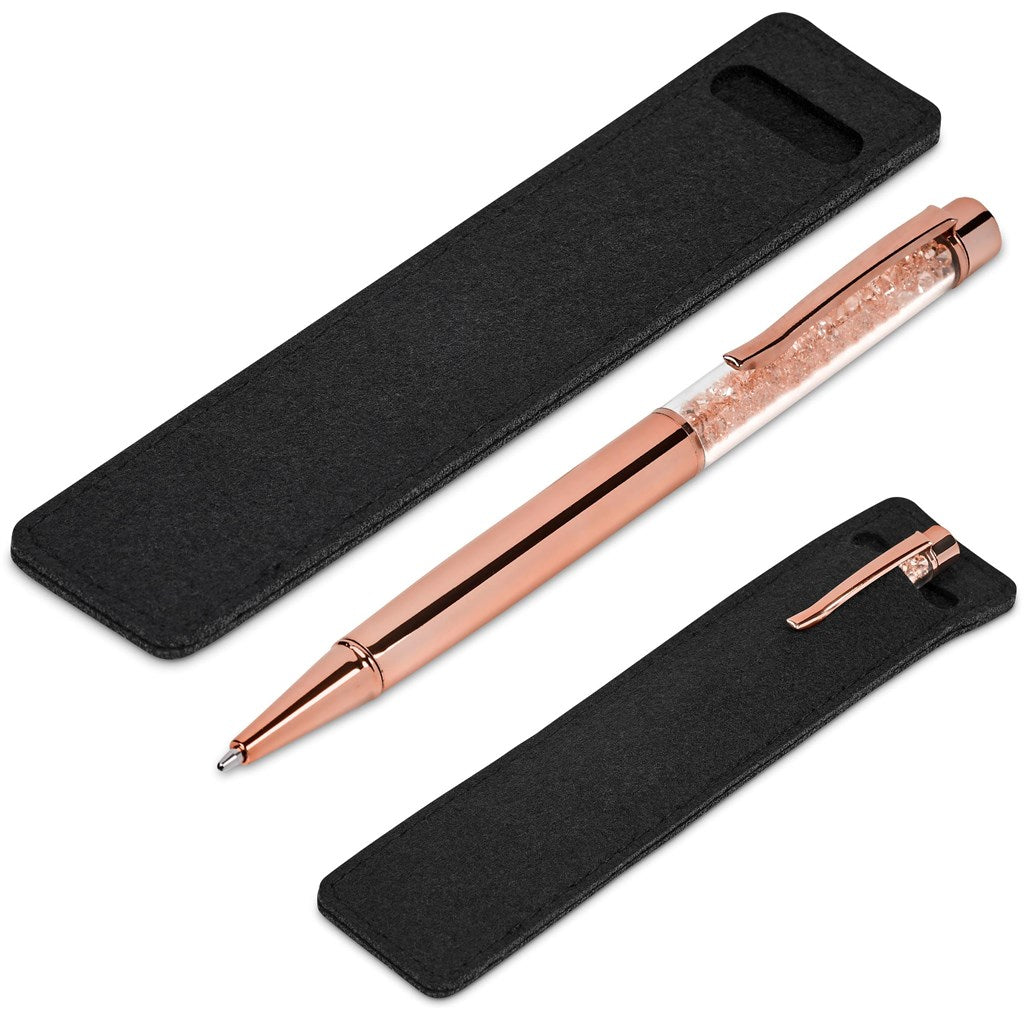 Hailey Ball Pen In Felt Pouch - Image 8