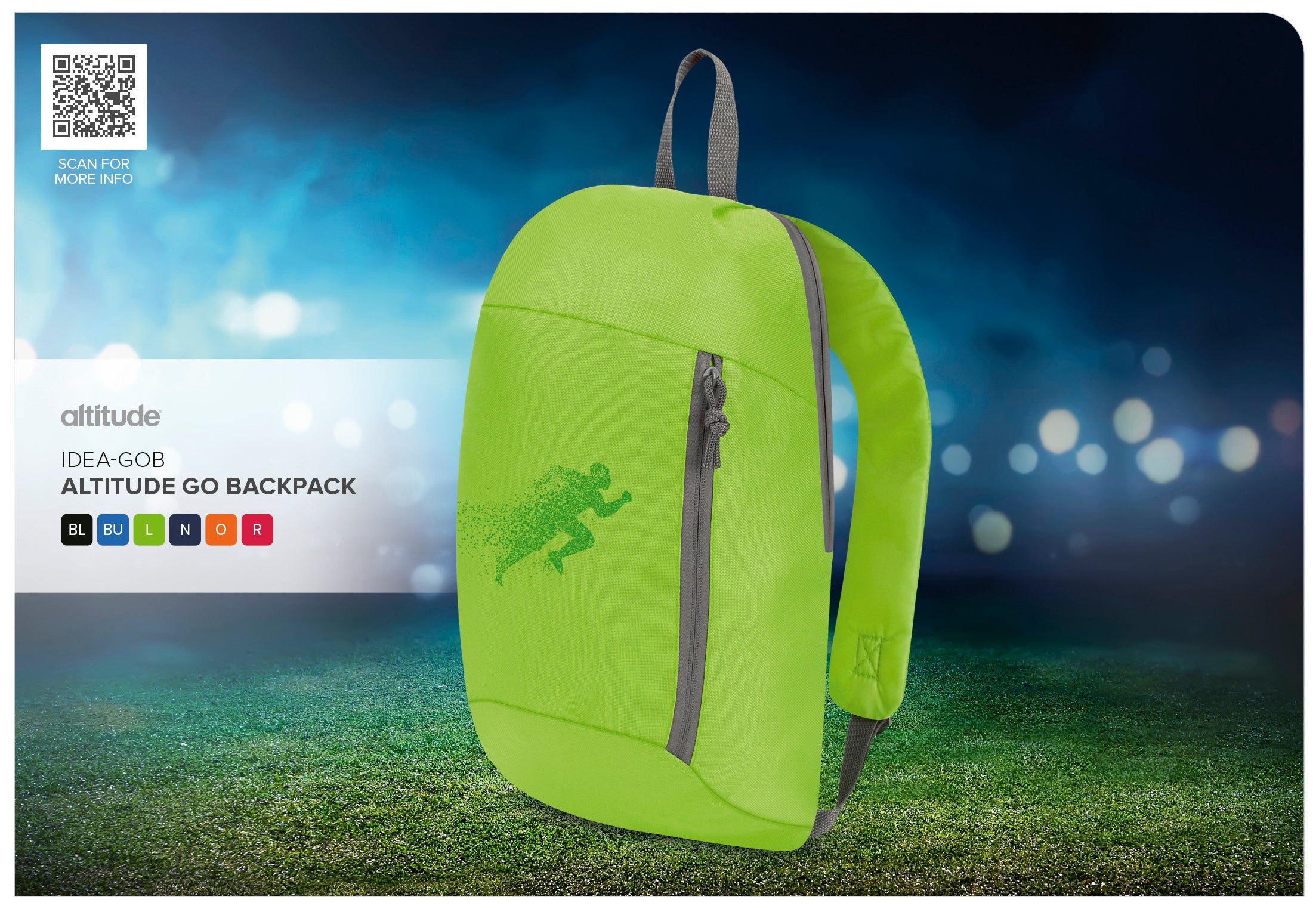 Altitude Whitefield Non-Woven Drawstring Bag - Image 4