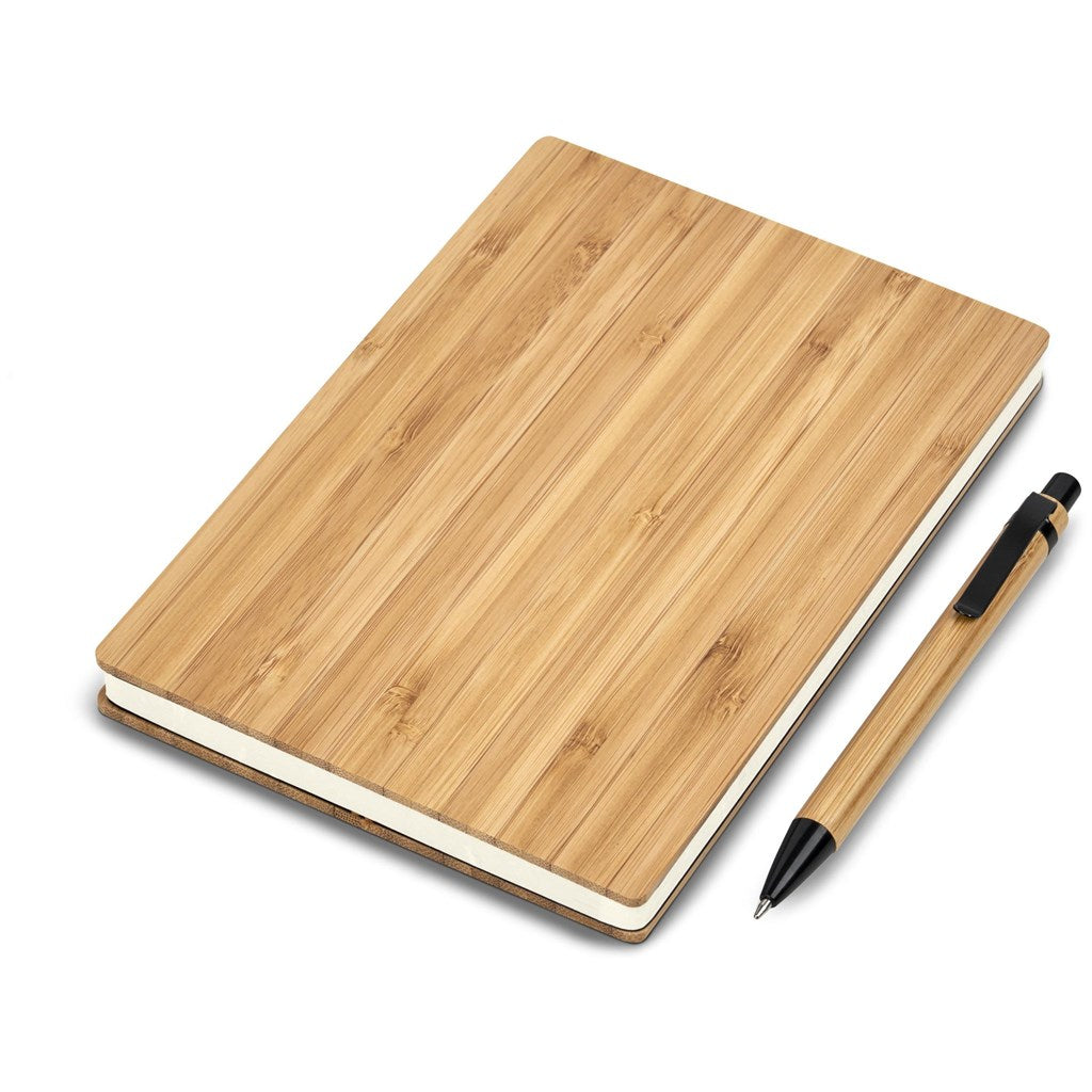 Okiyo Yahari Bamboo Notebook & Pen Set - Image 6