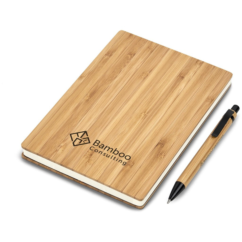Okiyo Yahari Bamboo Notebook & Pen Set - Image 5