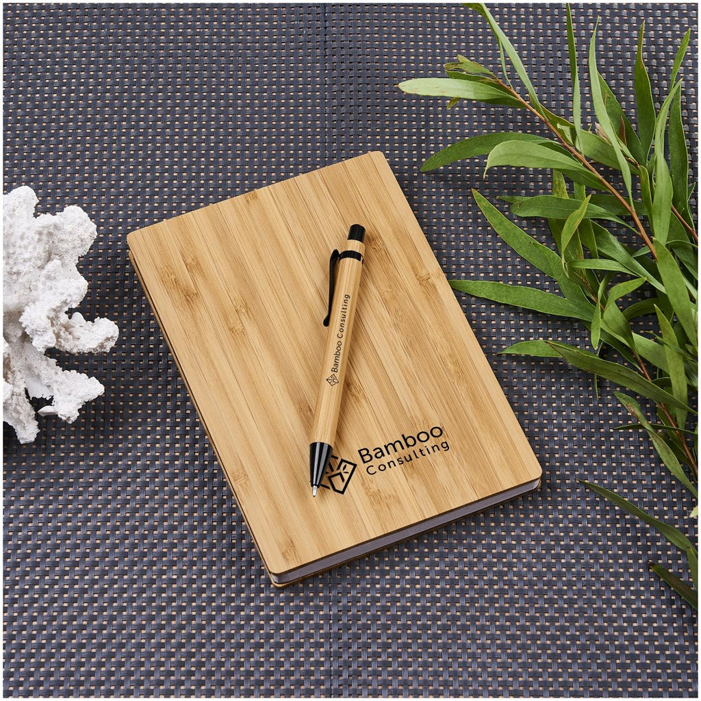 Okiyo Yahari Bamboo Notebook & Pen Set - Image 14