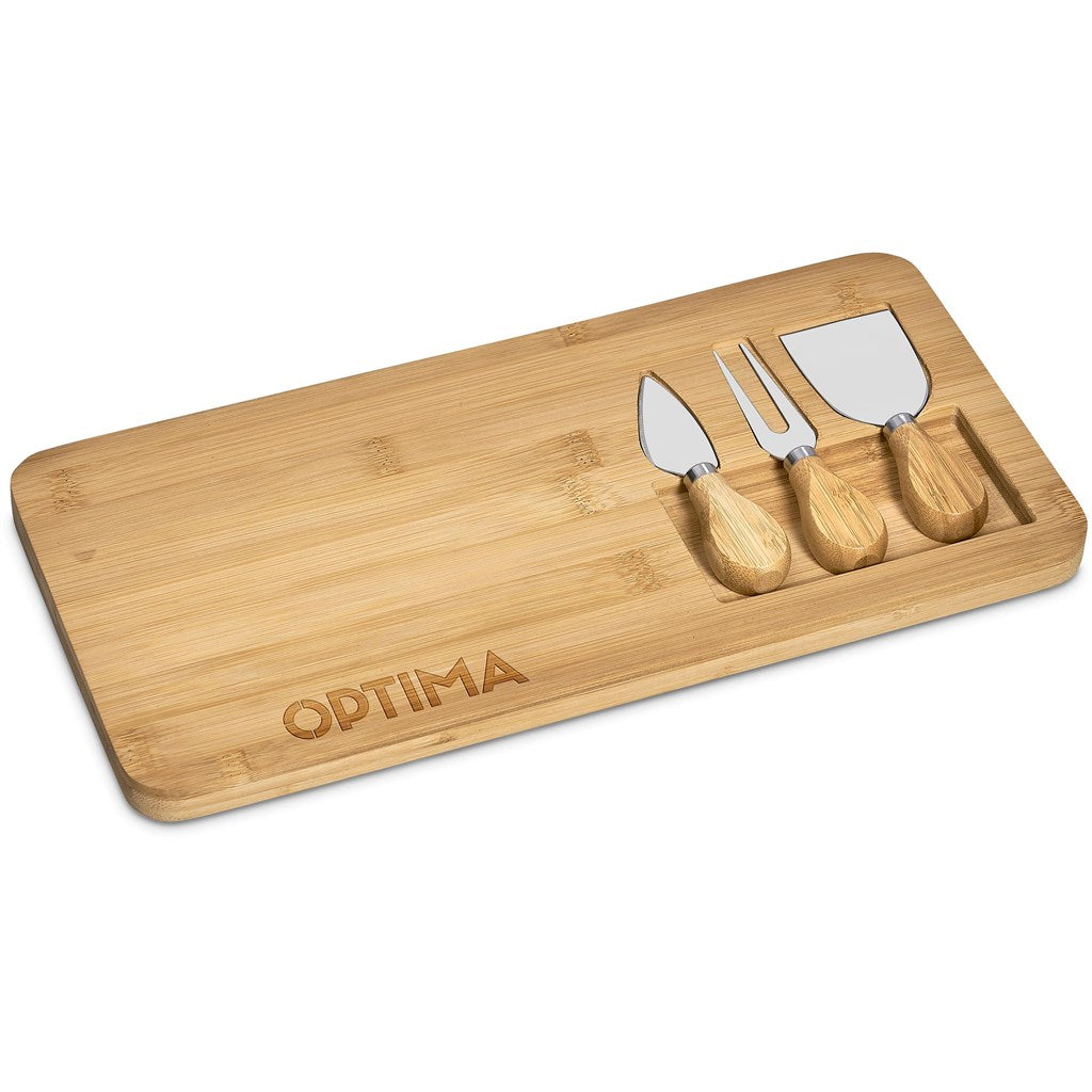Okiyo Chizu Bamboo Cheese Board Set - Image 8