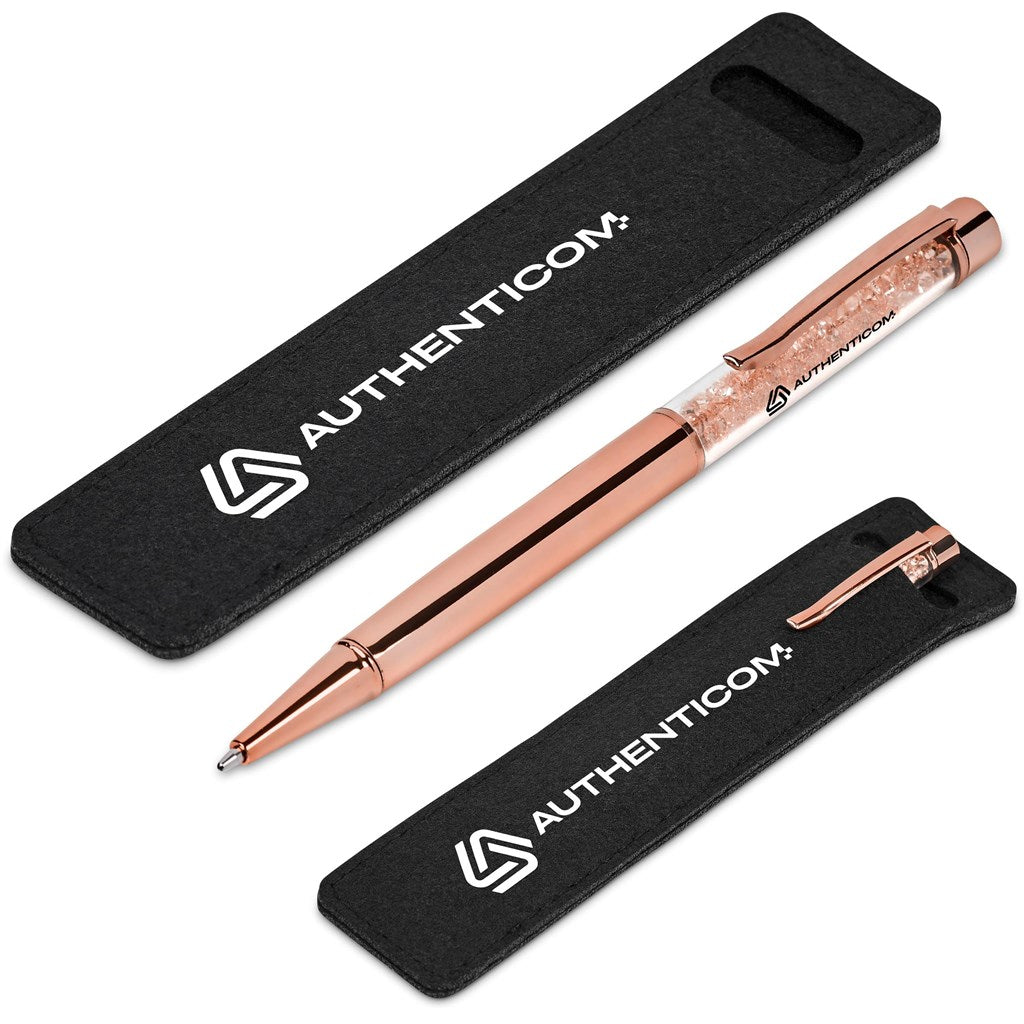 Hailey Ball Pen In Felt Pouch - Image 9